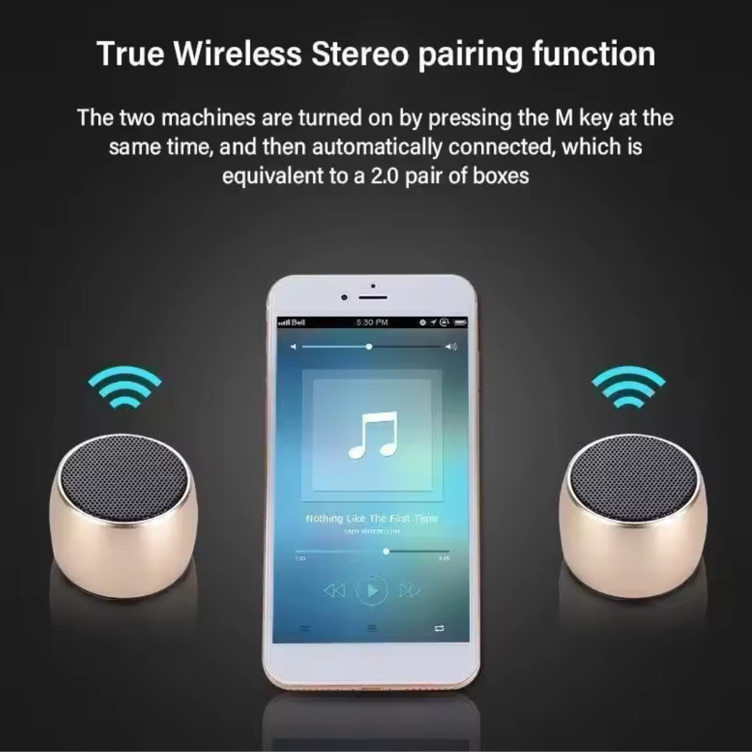 Mini Metal Wireless Bluetooth Speaker